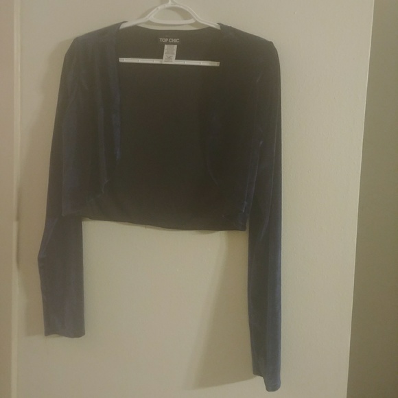 Blue Velvet Blazer - Picture 4 of 5